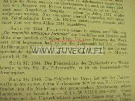 Der Aufkommen der Pulverwaffe