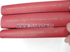 Pharmacopoea Nordica. Editio Fennica. Volumen I-III