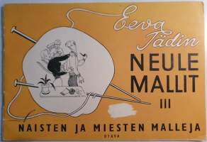 Eeva Tädin neule mallit III, naisten ja miesten malleja, 1951.
