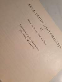 Eeva Tädin neule mallit III, naisten ja miesten malleja, 1951.
