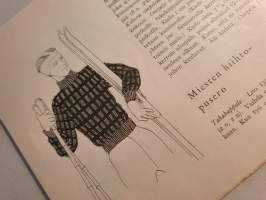 Eeva Tädin neule mallit III, naisten ja miesten malleja, 1951.