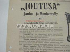 Joutusa jauho- ja rehumylly -Agros Oy myyntiesite