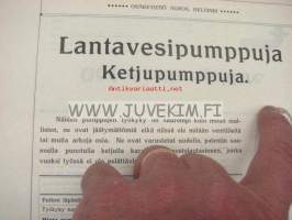 Lantavesipumppuja, ketjupumppuja -Agros Oy myyntiesite