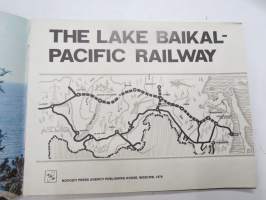 The Lake Baikal-Pasific Railway BAM Baikal-Amur -rautatienrakennuksen propagandaesittelykirjanen