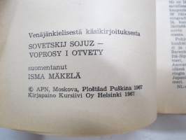 Tunnetko naapurisi - Nykypäivän tietoa Neuvostoliitosta