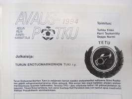 Avauspotku 1994 - Reilun pelin äänenkannattaja, Turun Erotuomarikerhon (jalkapallo) vuosijulkaisu