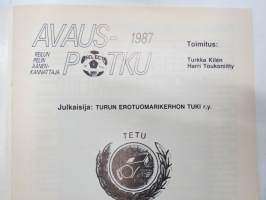 Avauspotku 1987 - Reilun pelin äänenkannattaja, Turun Erotuomarikerho (jalkapallo) vuosijulkaisu