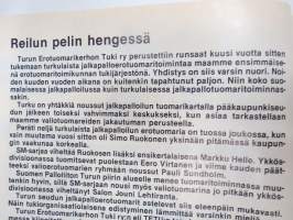 Avauspotku 1987 - Reilun pelin äänenkannattaja, Turun Erotuomarikerho (jalkapallo) vuosijulkaisu
