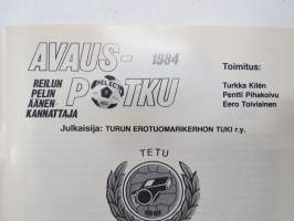 Avauspotku 1984 - Reilun pelin äänenkannattaja, Turun Erotuomarikerho (jalkapallo) vuosijulkaisu
