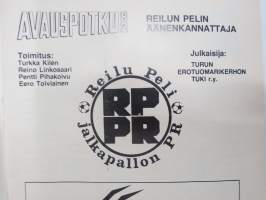 Avauspotku 1982 - Reilun pelin äänenkannattaja, Turun Erotuomarikerho (jalkapallo) vuosijulkaisu