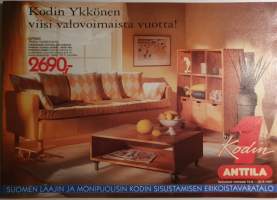 Anttila -Kodin 1. Tarjoukset voimassa 16.8.-30.9.1997. -product catalog-