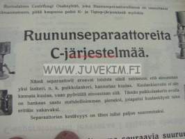 Ruunuseparaattoreita C-järjestelmää -Agros Oy myyntiesite