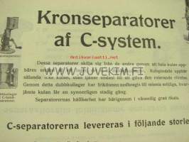 Ruunuseparaattoreita C-järjestelmää -Agros Oy myyntiesite