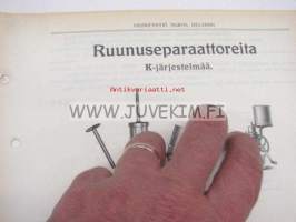 Ruunuseparaattoreita K-järjestelmää -Agros Oy myyntiesite