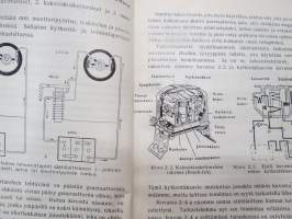 Autojen sähkölaitteet - Kansanvalistusseuran kirjeopiston opetuskirjeet sidottuna, perusteellista tietoa v. 1958