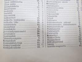 Polttomoottorit - Hermodin Kirjeopiston kurssi - suomentanut ja Suomen oloihin sovittanut O. Kurki-Suonio- Kansanvalistusseuran kirjeopiston opetuskirjeet  sidottuna