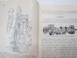 Auton koneistot - Hermodin Kirjeopiston kurssi - suomentanut ja Suomen oloihin sovittanut Lauri Rousi - Kansanvalistusseuran kirjeopiston opetuskirjeet  sidottuna