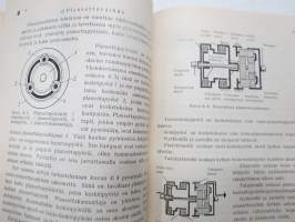 Auton koneistot - Hermodin Kirjeopiston kurssi - suomentanut ja Suomen oloihin sovittanut Lauri Rousi - Kansanvalistusseuran kirjeopiston opetuskirjeet  sidottuna