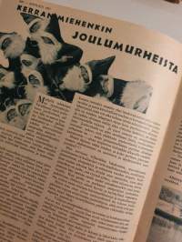 Kotiliesi N:o 23 Joulukuun 1. p:nä 1937. Kansikuva Martta Wendelin.