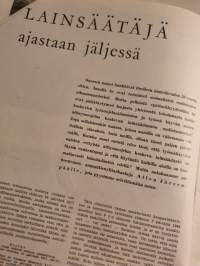 Uusi Nainen n:o 9 syyskuu 1957. Suomen Naisten Demokraattisen Liiton kuukausijulkaisu.