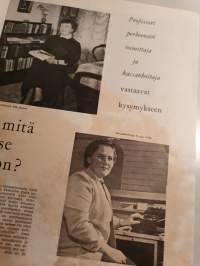 Uusi Nainen n:o 1 tammikuu 1957. Suomen Naisten Demokraattisen Liiton kuukausijulkaisu.