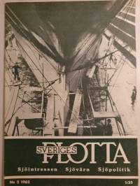 Sveriges Flotta Nr 2 1962 - Sjöintressen Sjovärn Sjöpolitik. Organ för Föreningen Sveriges Flotta.