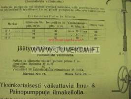 Pumppuja -Agros Oy myyntiesite