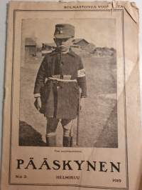 Pääskynen N:o 3 helmikuu 1919 -lasten lehti. Toimittajat Helmi Krohn ja Arvid Lydecken.