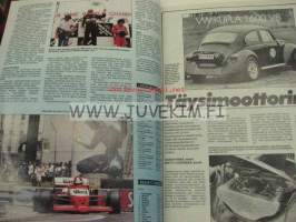 Vauhdin maailma 1986 nr 8 -mm. MG Metro 6R4 klubiversio, Stuart Tanner puhuu, Projekti-Volvo valmistuu Formula 1 Paul Richard Ranska ja USA Detroit, V8 kula, Vene