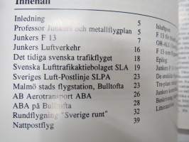 Flyghistorisk revy 1992 - Junkers F 13 det första trafikflygplanet i Sverige