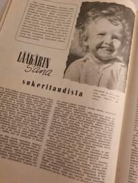 Uusi Nainen No 1 tammikuu 1952. Suomen Naisten Demokraattisen Liiton kuukausijulkaisu.