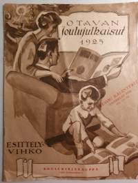 Otavan Joulujulkaisut 1925. Esittelyvihko. Koulukirjakauppa, Turku Uudenmaankatu 6.