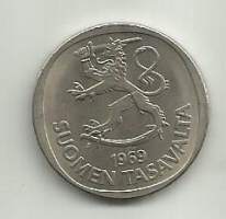 1 markka  1969