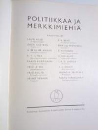 Politiikkaa ja merkkimiehiä