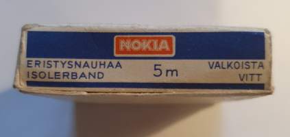 Nokia Savion Tehtaat - Valkoista eristysnauhaa, tuotepakkaus, 1956.