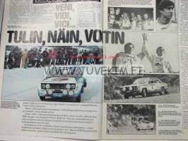 Vauhdin Maailma 1981 nr 3 -mm. Chevrolet Corvette 427 killer-vette, Kolmipyörä-Guzzi, Hod Rod maalaus flake ja candy, Satakunta ralli, 49. Monte Carlo Rallye, KTM