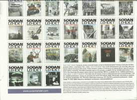 Sodan lehdet  kansia n 25 kpl  varsinaiset liitteenä olleet alkuperäisten lehtien kopiot puuttuvat n 25 kpl - sotauutisia