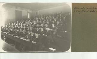 Teknillinen Korkeakoulu 1916 Kemian auditorio - valokuva 11x15 cm