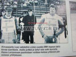 Vauhdin maailma 1986 nr 4 -mm. Formula 1 Brasilia kauden avajaiset, Ralli MM Portugal, INDY Chevy turbo F1 86, MM-jääspeedway, Formula 4BMW 325i 4-veto, Tukholman