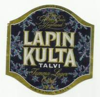 Lapin Kulta Premium  Joulu Olut IV B -  olutetiketti