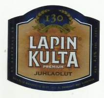 Lapin Kulta Juhlaolut Premium  -  olutetiketti
