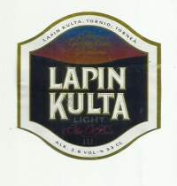 Lapin Kulta Light  III Olut  -  olutetiketti