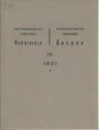 Yksityismetsänhoitajayhdistyksen vuosikirja. IV  1931Rinnakkaisnimeke:Privatforstmästarföreningens årsbok.