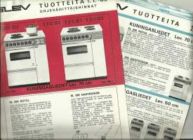 SLEV liedet  tuote-esite 2 eril 1960 luku