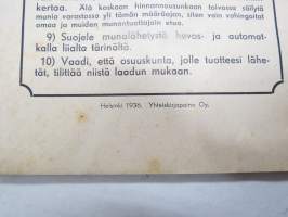 Kananmunat laatumuniksi - Pellervon lentolehtinen nr 34 - Munantuottajan 10 käskyä