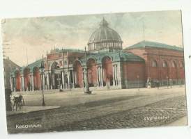 Köbenhavn Glyptotheket - paikkakuntapostikortti  kulkenut 1907 merkki pois