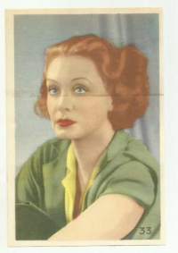 Zarah Leander  keräilykuva 1937