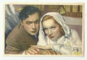 Marlene Dietrich ja Charles Boyer  keräilykuva 1937