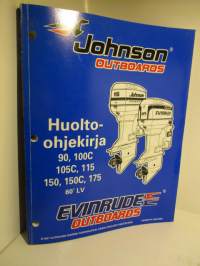 Johnson - Evinrude outboards mallit - 90, 100C, 105C, 115, 150, 150C, 175. 60 LV- Huolto-ohjekirja