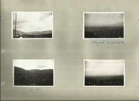 Linja-autoretkellä 1956  näkymiä Taivaskerolta  valokuva yht 4 kpl